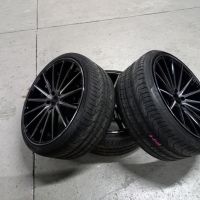 Two Tires Black Rims